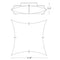 Hubbardton Forge 126620 Bento 2-lt 18" Semi-Flush Mount