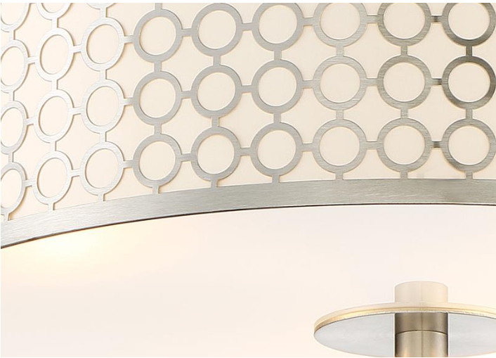 P1267 Dots 3-lt Semi Flush