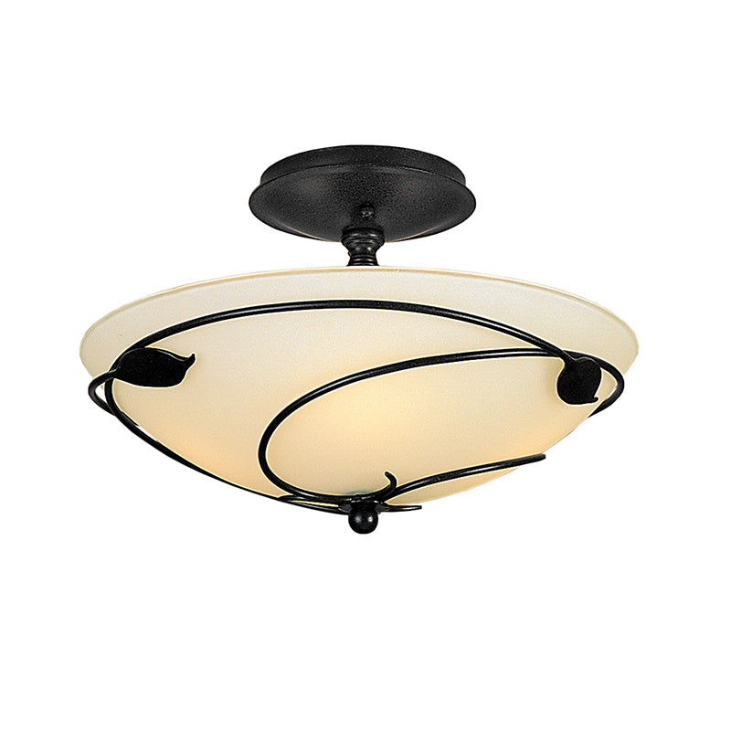 Hubbardton Forge 126712 Forged Leaves 2-lt 14" Semi-Flush