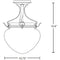 Hubbardton Forge 126754 Acharn 5-lt 11" Semi-Flush