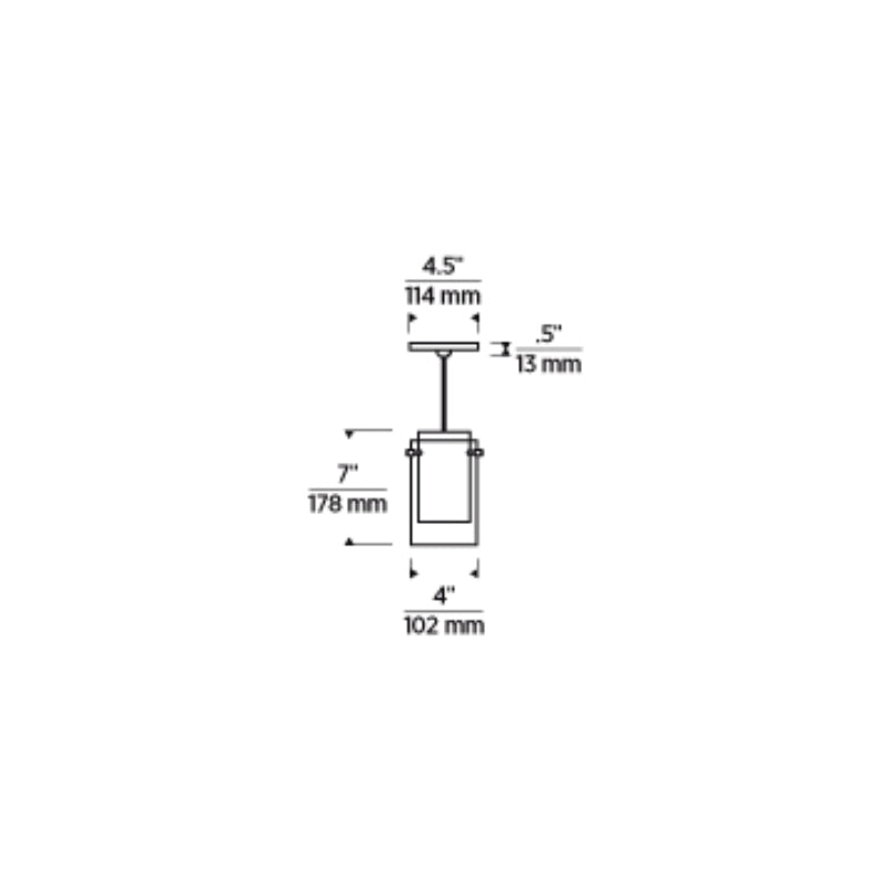Tech 700FJECP Mini Echo 4" Low Voltage Pendant (Freejack)