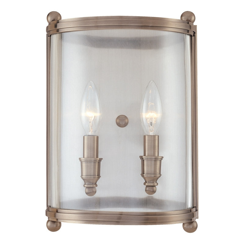 Hudson Valley 1302 Mansfield 2-lt Wall Sconce