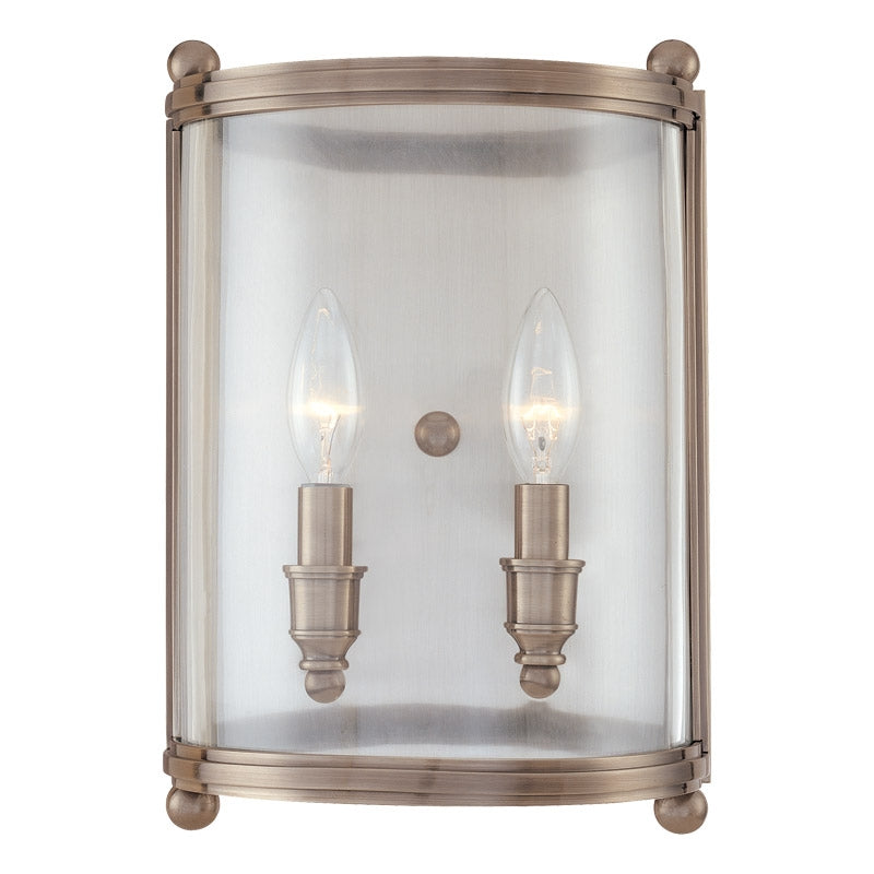 Hudson Valley 1302 Mansfield 2-lt Wall Sconce