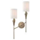 Hudson Valley 1312L Tate 2-lt Left Wall Sconce