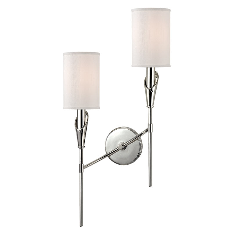 Hudson Valley 1312L Tate 2-lt Left Wall Sconce
