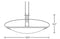 Hubbardton Forge 134325 Mackintosh 2-lt 33" Pendant