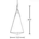 Hubbardton Forge 134505 Mobius 1-lt 14" Pendant