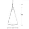 Hubbardton Forge 134505 Mobius 1-lt 14" Pendant
