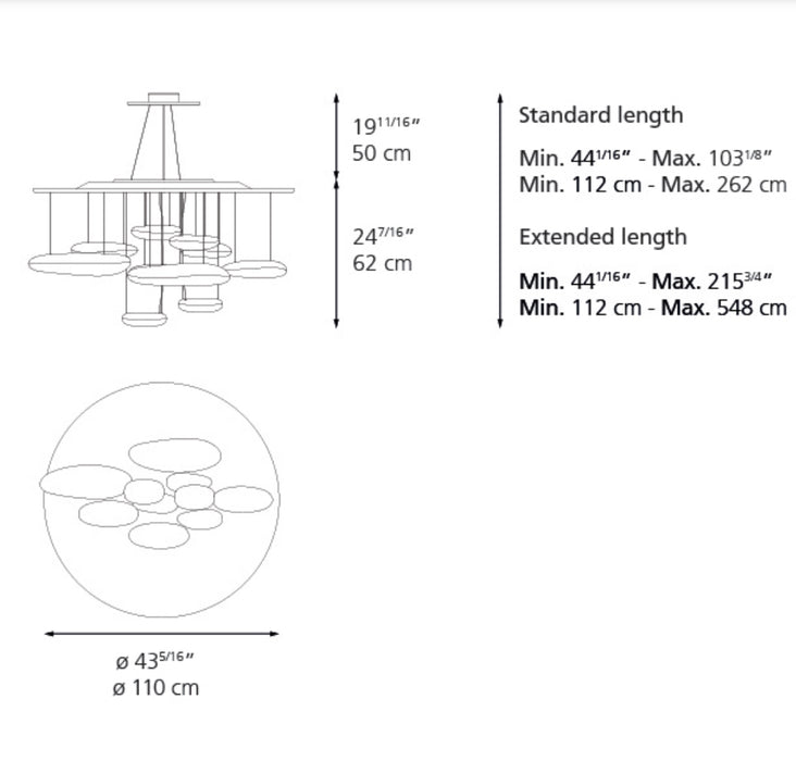 Artemide Mercury LED Suspension