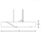 Hubbardton Forge 137680 Stream 4-lt 42" Pendant
