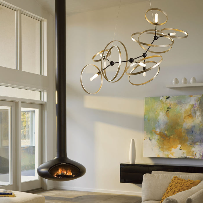 Hubbardton Forge 138920 Celesse 6-lt 60" Pendant