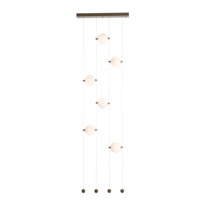 Hubbardton Forge 139055 Abacus 6-lt 22" Ceiling-to-Floor LED Pendant