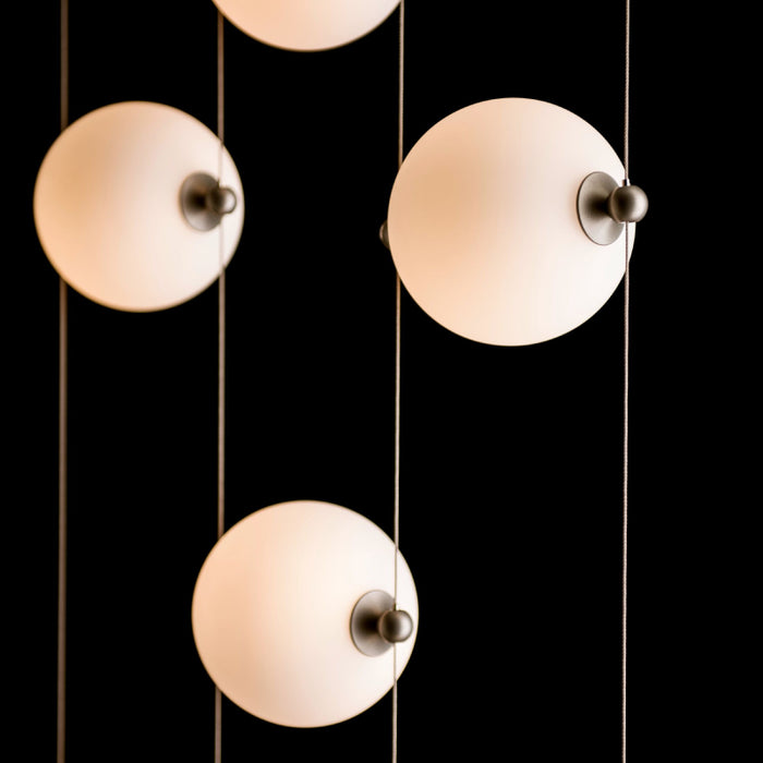 Hubbardton Forge 139055 Abacus 6-lt 22" Ceiling-to-Floor LED Pendant