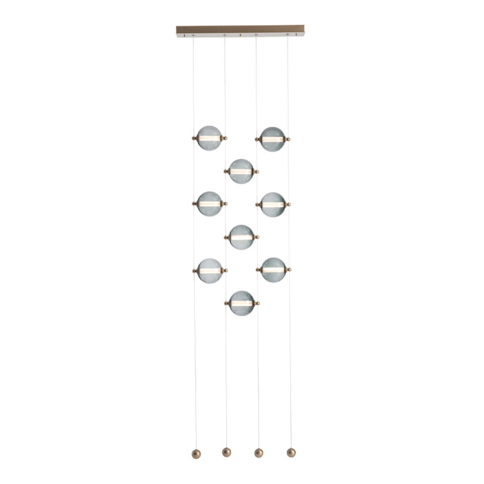 Hubbardton Forge 139057 Abacus 9-lt 22"Ceiling-to-Floor LED Pendant