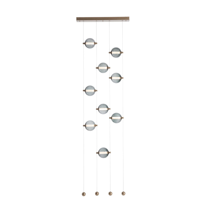 Hubbardton Forge 139057 Abacus 9-lt 22"Ceiling-to-Floor LED Pendant