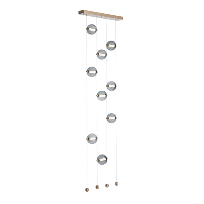 Hubbardton Forge 139057 Abacus 9-lt 22"Ceiling-to-Floor LED Pendant