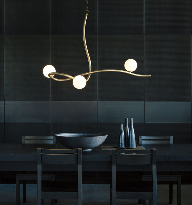 Hubbardton Forge 139201 Slide 3-lt 45" Pendant