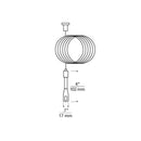 Tech 700MOSADJ Monorail Adjustable Standoff