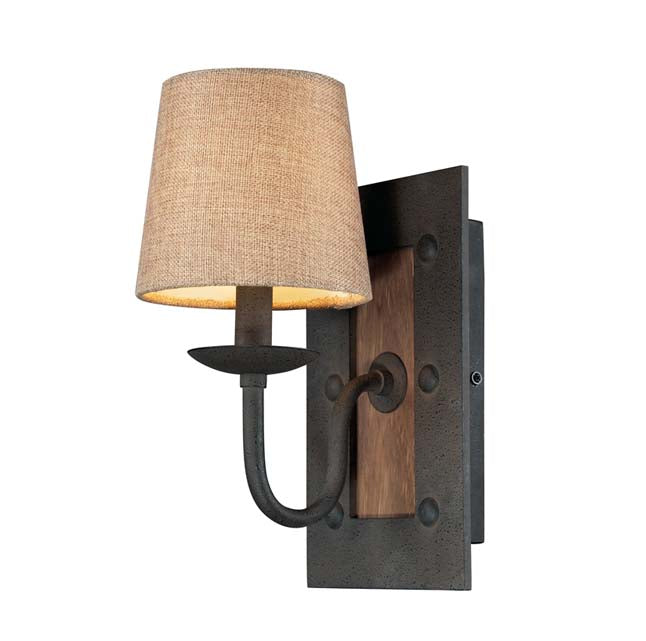 ELK 14130/1 Early American 1-lt 12" Wall Sconce
