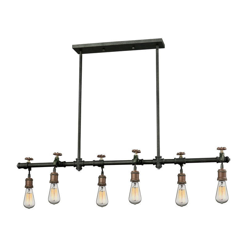 ELK 14289 Jonas 6-lt Linear Chandelier