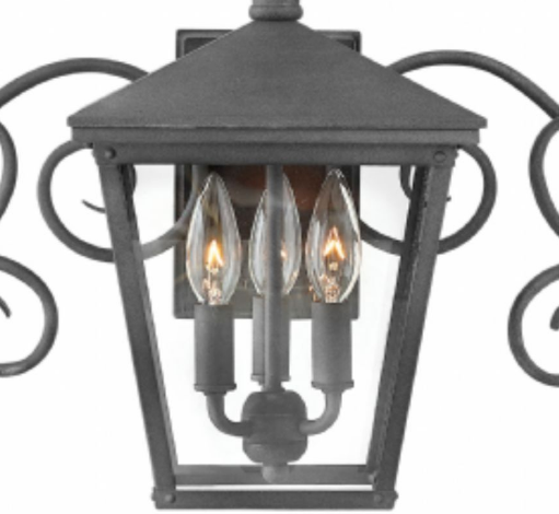 Hinkley 1433 Trellis 3-lt 15" Tall LED Outdoor Wall Light