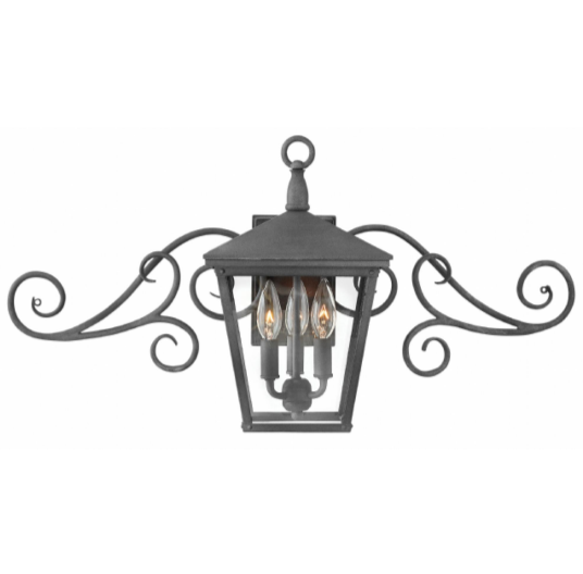 Hinkley 1433 Trellis 3-lt 15" Tall LED Outdoor Wall Light