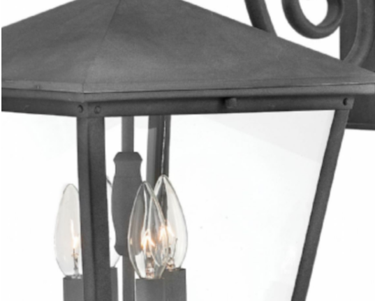 Hinkley 1435-LL Trellis 4-lt 22" Tall LED Outdoor Wall Sconce