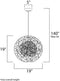 Maxim 14405 Bali 1-lt 19" Chandelier