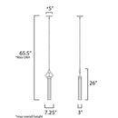 Maxim 16111 Flambeau 1-lt 3" Mini Pendant