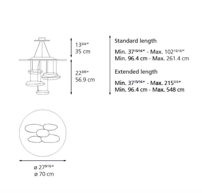 Artemide Mercury Mini LED Suspension