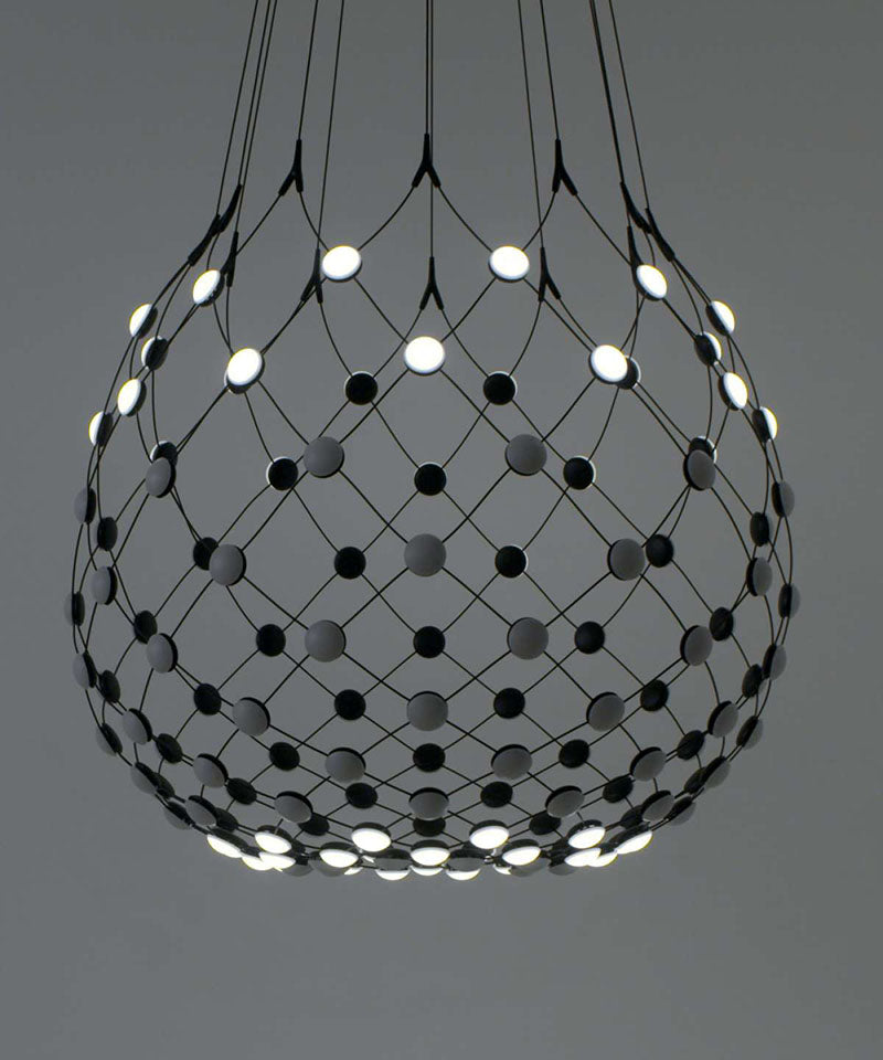 Luceplan D86KW100 Mesh 39" Wireless LED Pendant