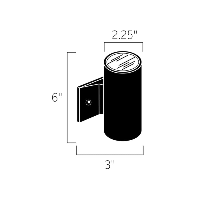 Kichler 15079 3" 12V Up and Down Deck Light