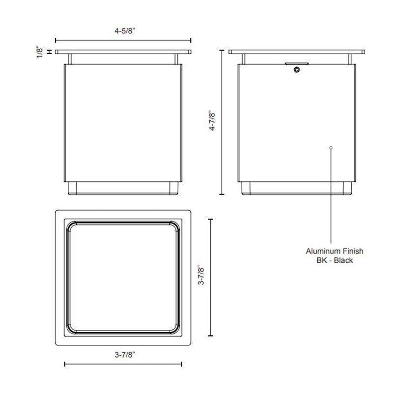 Kuzco EC35204 Sunset LED Outdoor Flush Mount