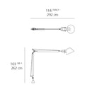 Artemide Tolomeo XXL LED Ground with Fixed Support