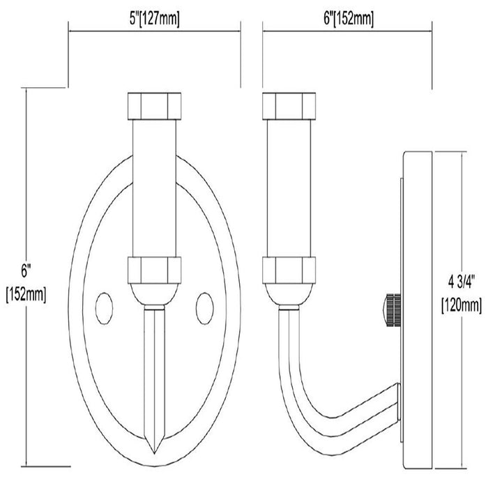 ELK 15390/1 Cortlandt 1-lt Wall Sconce