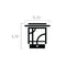 Kichler 15474 Larkin Estate 6" Post Light