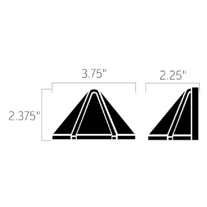 Kichler 15765 4" LED 12V Mini Deck Light, 2700K