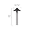 Kichler 15810 8" Dome LED Path Light