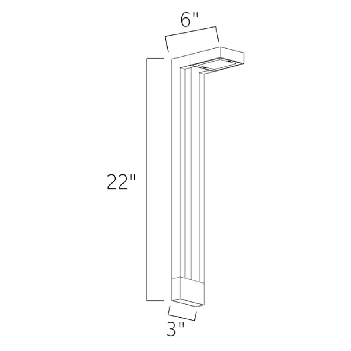 Kichler 15844 6" 12V Two Arm Path Light