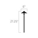 Kichler 15870 6" Dome LED Path Light