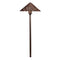 Kichler 15871 8" 12V Cast Hammered Roof LED Path Light