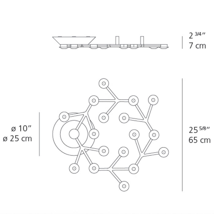 Artemide LED Net Circle Ceiling Light