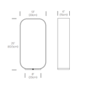 Pablo Designs Contour LED Large Table Lamp
