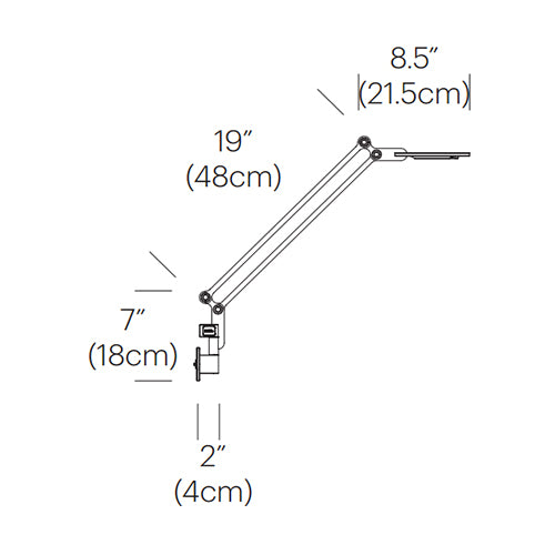 Pablo Designs Link LED Small Wall Mount