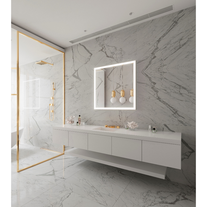 Paris Mirror Galaxy 36 x 36 Square LED Illuminated Mirror, RGBW