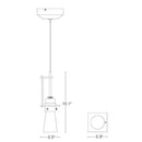 Hubbardton Forge 161060 Erlenmeyer 1-lt 3" Low Voltage Mini Pendant