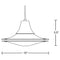 Hubbardton Forge 161120 Hood 1-lt 10" Low Voltage Mini Pendant