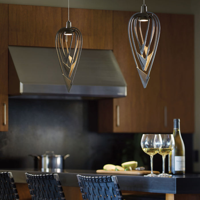 Hubbardton Forge 161170 Amulet Low Voltage 1-lt 8" Mini Pendant