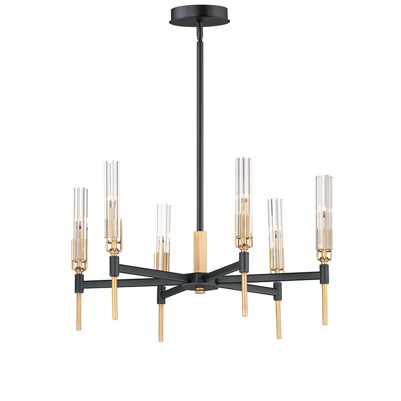 Maxim 16125 Flambeau 6-lt 25" LED Chandelier