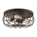 Millennium 5323 Neo-Industrial 3-lt Flushmount
